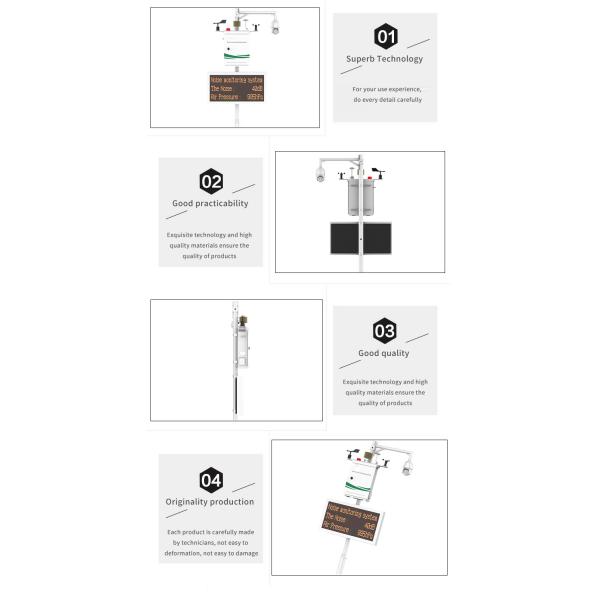 4G WIFI GPRS Outdoor Air Pollution Monitor CO NO2 O3 PM2.5 TSP
