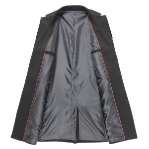 Regular Men's Woolen Coat Winter Solid Color Single-breasted Pocket Camel Male