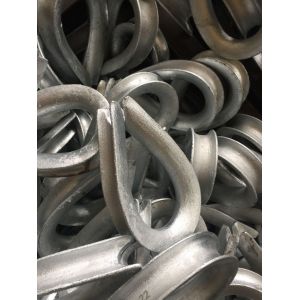 Quality 2-1/4&quot; Mild Steel Heavy Duty Wire Rope Thimble for sale