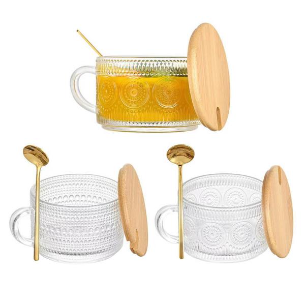 Premium Crystal 450ml Glass Water Cups | Food-Grade, Customizable, FDA/LFGB Certified | Bulk Orders Welcome