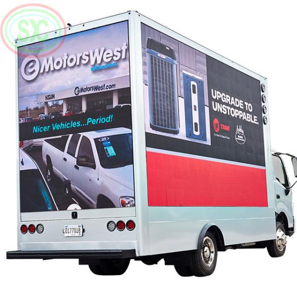 2727 Lamp Size Mobile Truck LED Display with Iron or Aluminum Cabinet and 60Hz