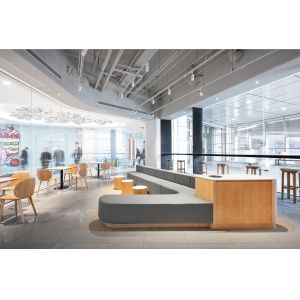 Luxurious Restaurant Booth Style Dining Set Wooden Furniture Customized Design