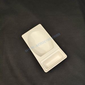 China High-end crystal lamp pulp molding packaging bases: dry pressable, wet pressable, V-groove foldable, collision-proof, drop-resistant, eco-friendly and degradable. on sale