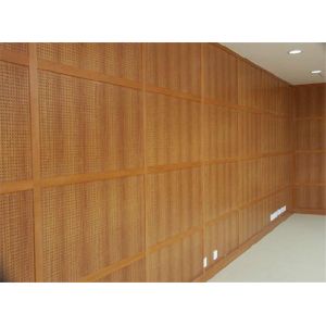 Customized Church Perforated Wood Acoustic Panels Wall Cladding Panels
