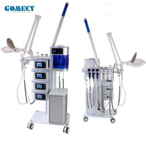 Multifunctional Hydra Dermabrasion RF Ultrasonic Oxygen Facial Steamer 7 In 1