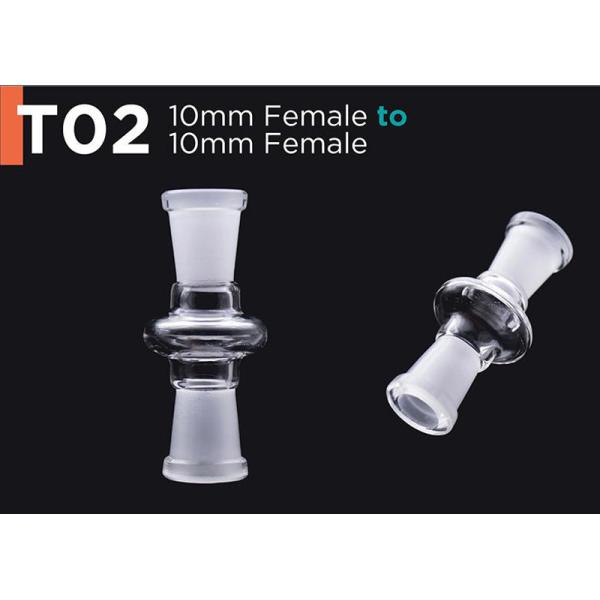 Hand Blown Glass Bongs Accessories Glass Adapter For Oil Rigs Bongs