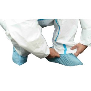 Category III Type4/5/6 Disposable MP Waterproof Coverall With 2-Pieces Hood And