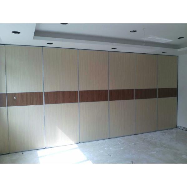 Floor To Ceiling Conference Room Movable Partition Wall With MDF Melamine Surface