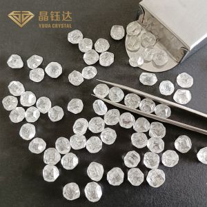Quality Synthetic Lab Created Round Diamond Loose White Hpht Rough Diamond for sale