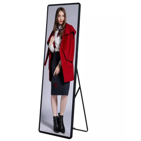 Buy Portable Indoor Floor Standing P2.5 Led Standee Poster Display Electronic poster screen P1.876 P2 P3 at wholesale prices