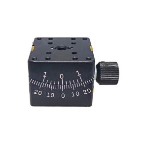 Small Miniature Goniometer Table 25mm X 25mm With Worm Gear