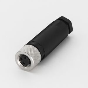 KRONZ M8 Circular Connector with 3/4/5 Pin A/B-coding and PBT/PA Material for