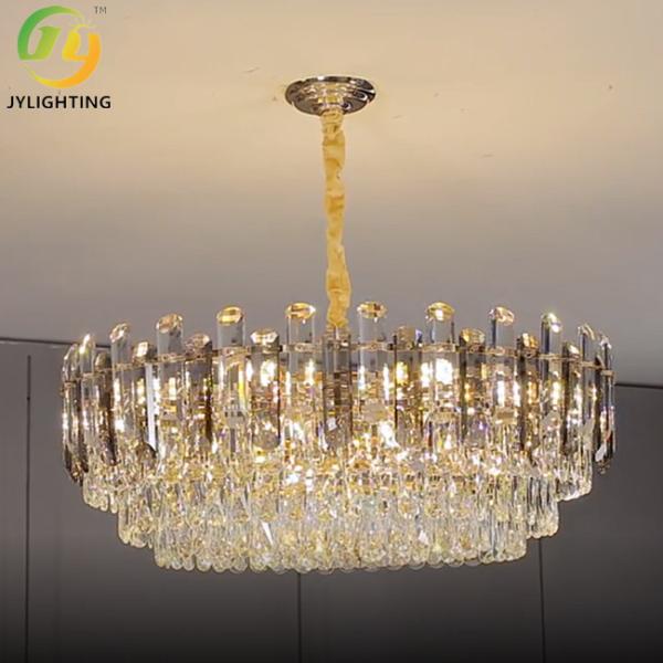 Buy Fancy Lustre Crystal Pendant Light Bedroom Interior H45cm at wholesale prices