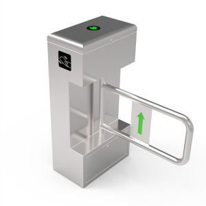 Access Control Swing Gate Turnstile Full Automatic Waist High Turnstile