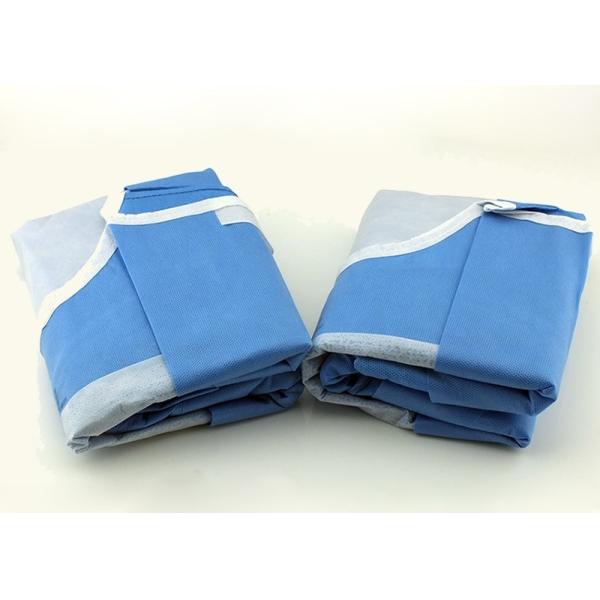 Buy Reinforced Disposable Hospital Gowns , Anti Static Disposable Examination Gowns at wholesale prices