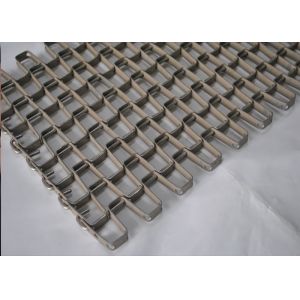 SS Balanced Weave Belt / Chain Link Conveyor Belt Wire Mesh For Transport