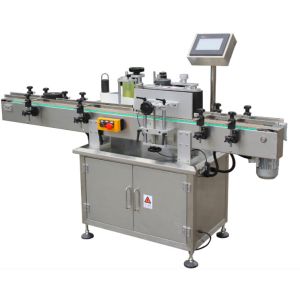 Double Heads Automatic Bottle Labeling Machine PLC Controled 1.5kw