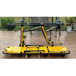 First Aid Aluminum Alloy Ambulance Stretcher with Folding Leg Mechanical