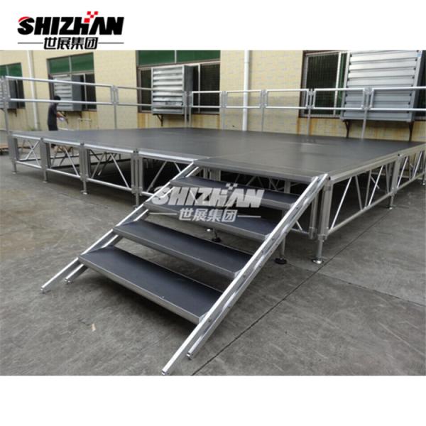 Buy Concert Aluminum Stage Podium Mobile Height Adjustable at wholesale prices