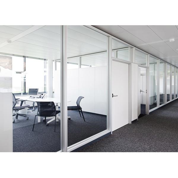 Hot selling partition wall frameless 90 series double glazed partition wall