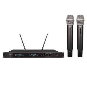 True Diversity Dual Channel UHF Digital Wireless Microphone
