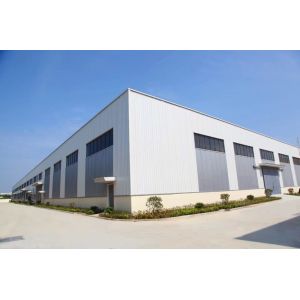 Anti Shock Q345B Shop Building Warehouse Steel Structure