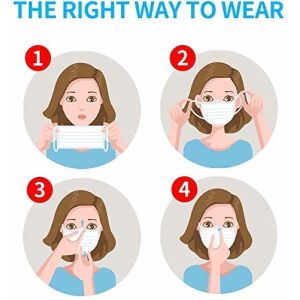 Breathable Disposable Surgical Masks Three Dimension Design Easy To Wear