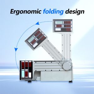 LCD Display 6kg Foldable Label Printing Weighing Scale for Work Temperature -20C