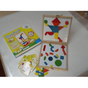 Quality Wholesale Best Magnetic Jigsaw Random Graffiti Puzzle Early Childhood Educational Toys for sale