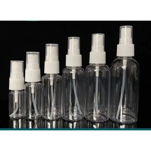 60ml 120ml Clear Plastic Bottles With Fine Mist Sprayer For Face Care