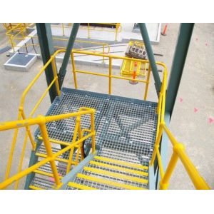 19w4 Steel Stair Treads Grating , Galvanized Bar Grating
