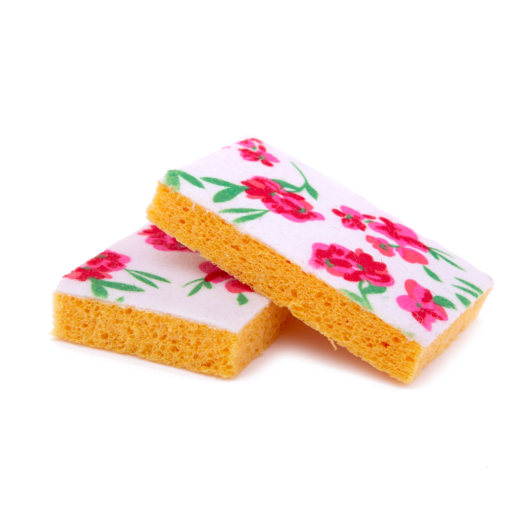 China  Printed Cellulose Cleaning Sponge Natural Material For Kitchen Bath Use on sale