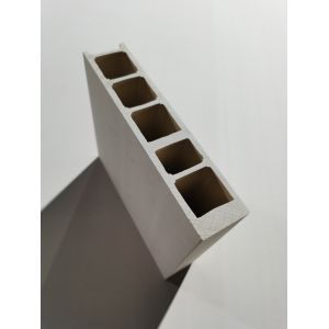 Anti Moisture Plain PVC WPC Door OEM Hollow Interior Apartment Use