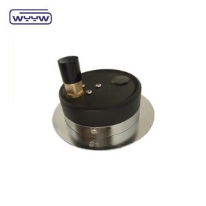 4" Air Manometer Front Flange Pressure Gauge Back Mount