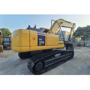 Surplus Used Hydraulic Komatsu PC220 Excavator With Aircon Unit
