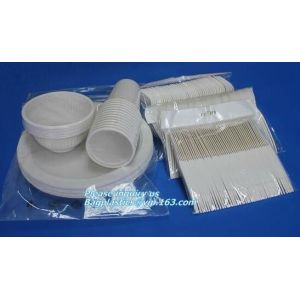 100% Biodegradable Sugarcane Cup , Eco Friendly Disposable Dinnerware