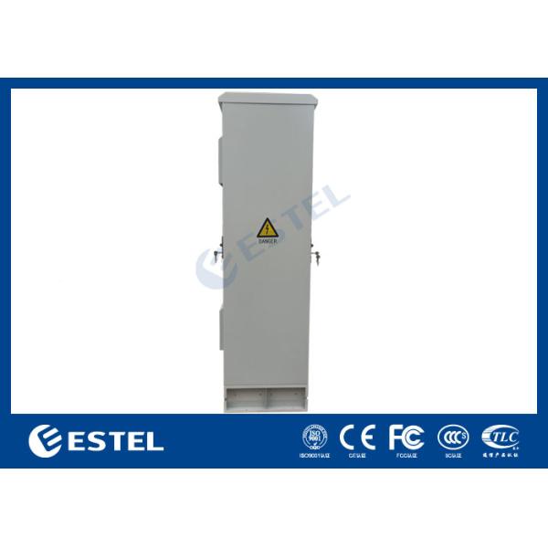Customized 19inch 42U IP55 Outdoor Telecom Cabinet With Quater Fans and Dual doors