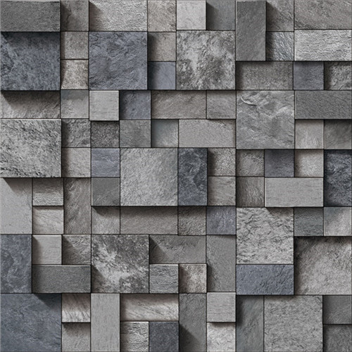 Fireproof Removable Brick Look Wallpaper Non - Pasted For Household