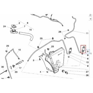 For Bentley Mulsanne 6.8 Front Windshield Water Spray Motor Of Wiper Kettle OEM