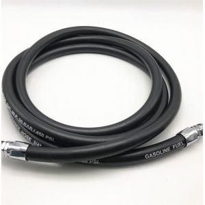3/4 Inch Soft Gas Station Wire Braided Flexible Hose Pipe NBR Antistatic Hose