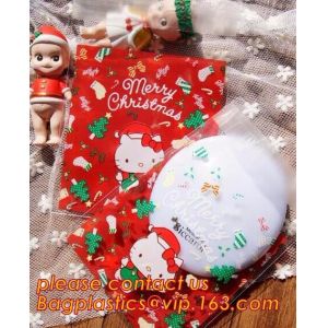 Various Styles Christmas Santa Claus moose Snowman self-adhesive Cookie