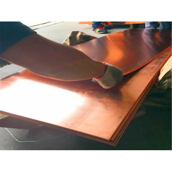 0.1mm 1mm Decorative Copper Sheets , Pure Copper Plate For Engraving JIS H3100 C1020