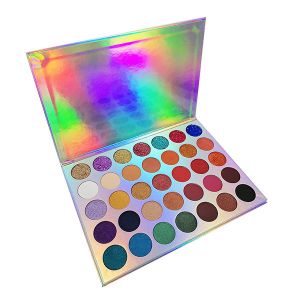 No Logo Vegan High Pigment Holographic Eyeshadow Palette