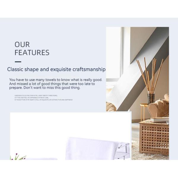 Customer Logo 600 GSM 100% Cotton Square Towel for Quick Drying and Soft Touch