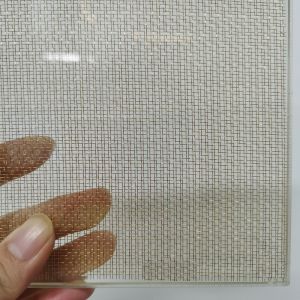 Transparent Stainless Steel Wire Mesh Laminated Glass High Tensile Strength
