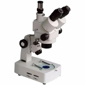 China 7-45X Stereo Binocular Microscope With Camera Adapter on sale