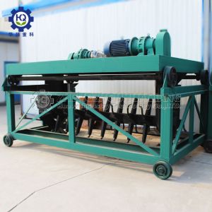 1.1kw 3M Width Horizontal Fermentation Compost Turning Machine
