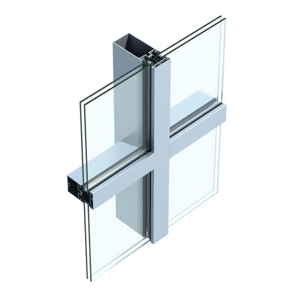 Buy Modern Commercial Stick Curtain Wall System Architectural Facade Curtain Wall at wholesale prices