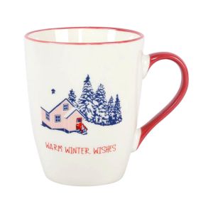 Christmas Ceramic Holiday Mugs Romantic With Customized Craft