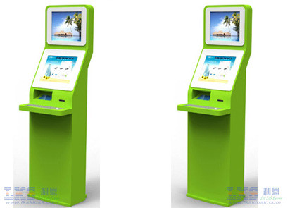 Buy 17 Inch Handicapped Check In Kiosk With Hydraumatic Elevator Metal Keyboard at wholesale prices